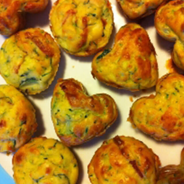 Muffin speck e zucchine