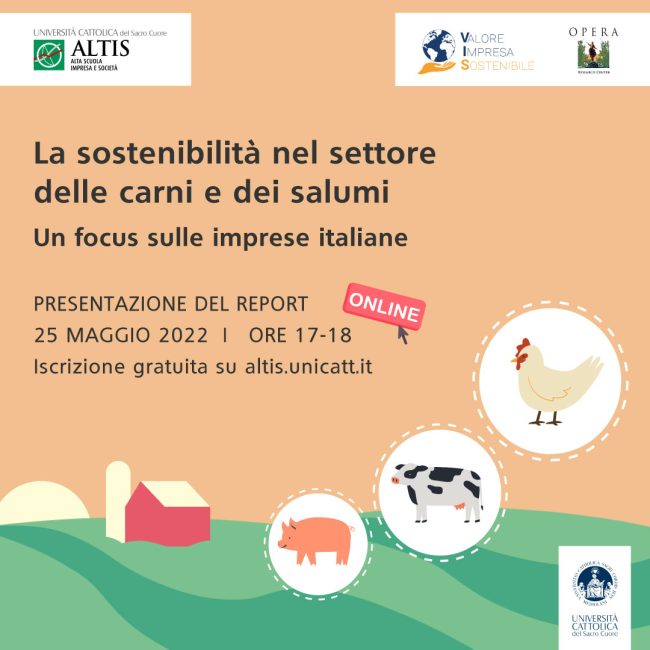 Webinar: “La sostenibilità nel settore delle carni e dei salumi”